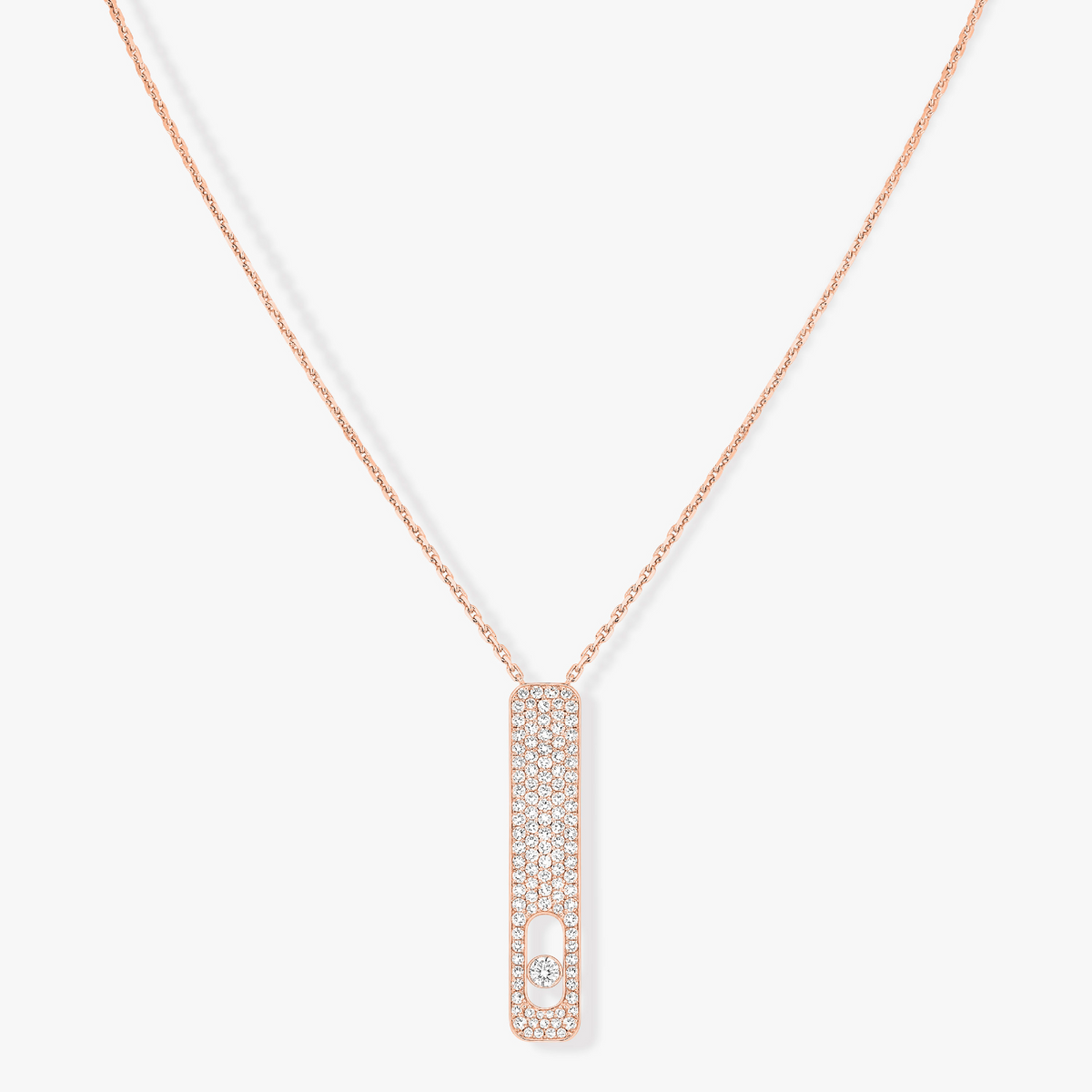 [Mystic]MY FIRST DIAMOND PAVED NECKLACE