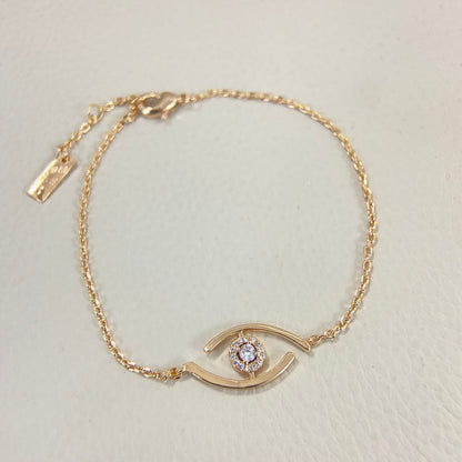 [Mystic]Lucky Eye Pave-Set Diamond Bracelet