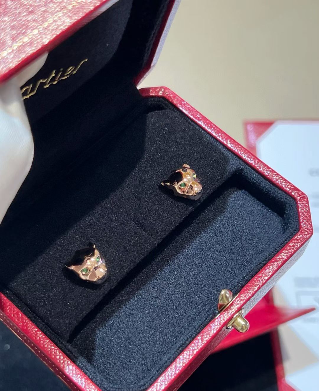 [Mystic ] CHRRTAH-PRINT STUD EARRINGS, THREE COLORS