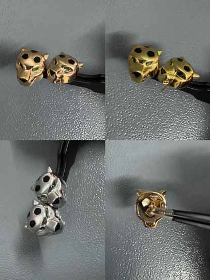 [Mystic ] CHRRTAH-PRINT STUD EARRINGS, THREE COLORS