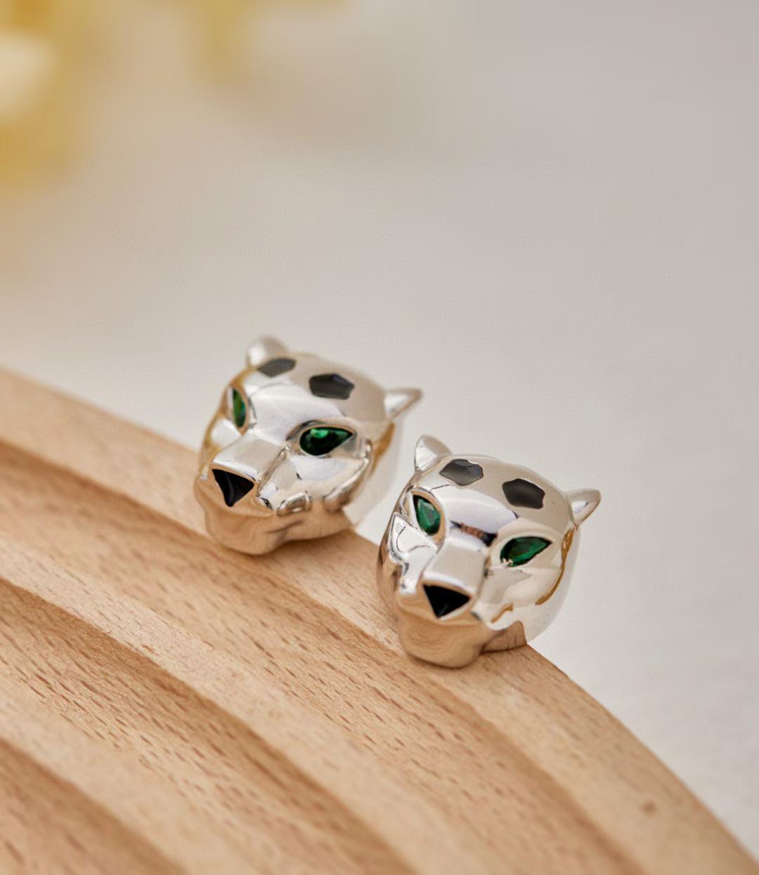 [Mystic ] CHRRTAH-PRINT STUD EARRINGS, THREE COLORS