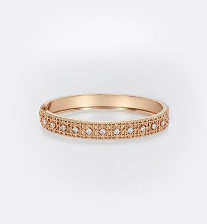 [Mystic ] 2026 WOVEN-PATTERN BRACELET SET WITH FULL DIAMOND INLAY THREE-COLORS