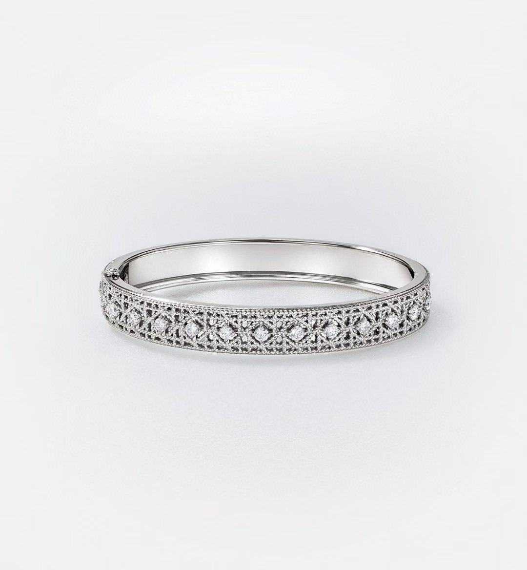 [Mystic ] 2026 WOVEN-PATTERN BRACELET SET WITH FULL DIAMOND INLAY THREE-COLORS