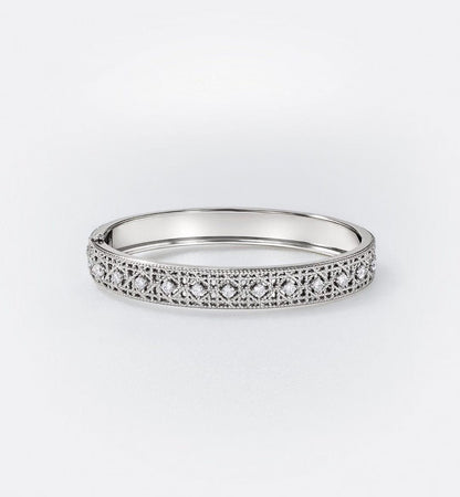 [Mystic ] 2026 WOVEN-PATTERN BRACELET SET WITH FULL DIAMOND INLAY THREE-COLORS