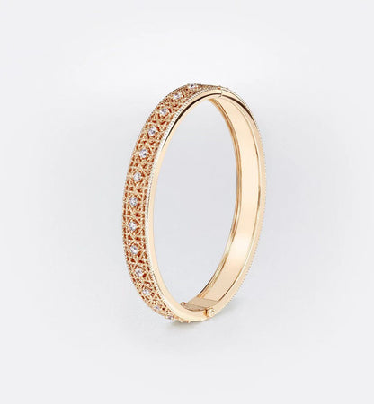 [Mystic ] 2026 WOVEN-PATTERN BRACELET SET WITH FULL DIAMOND INLAY THREE-COLORS