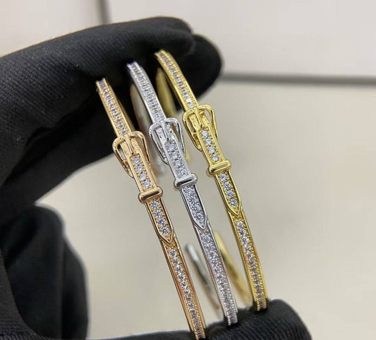 [Mystic ] DIAMOND-ENCRUSTED BRACELET THREE COLORS