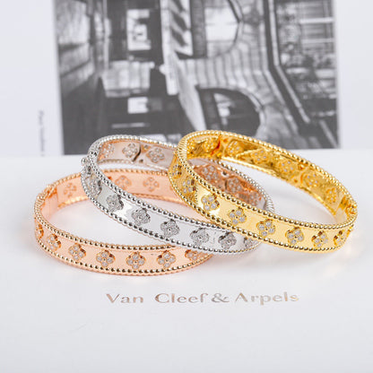 Mystic CLOVER BRACELET 8MM DIAMONDS