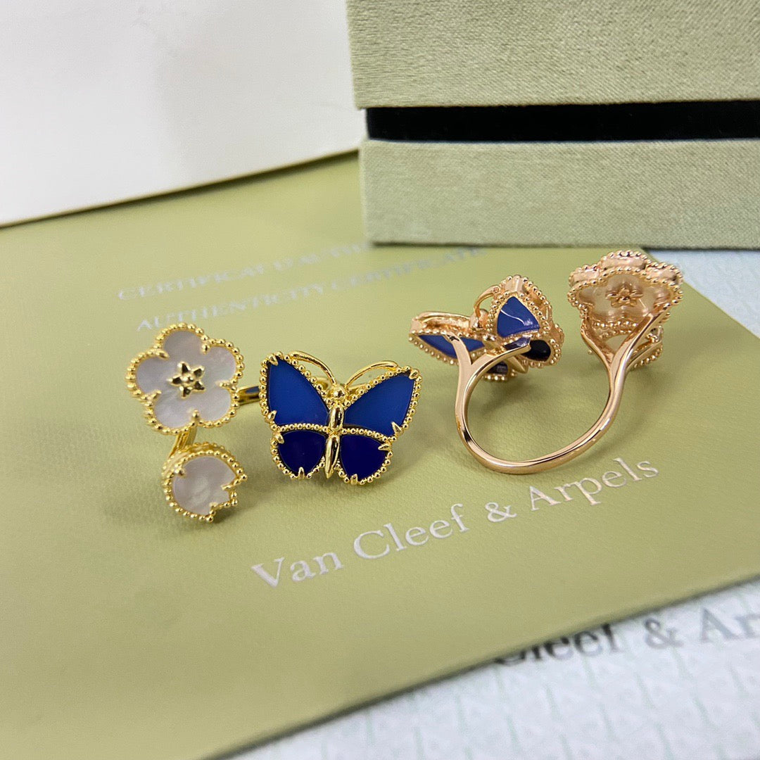 [Mystic ] 2026 NEW MODEL SPRING LUCKY 3 MOTIF GOLD RING