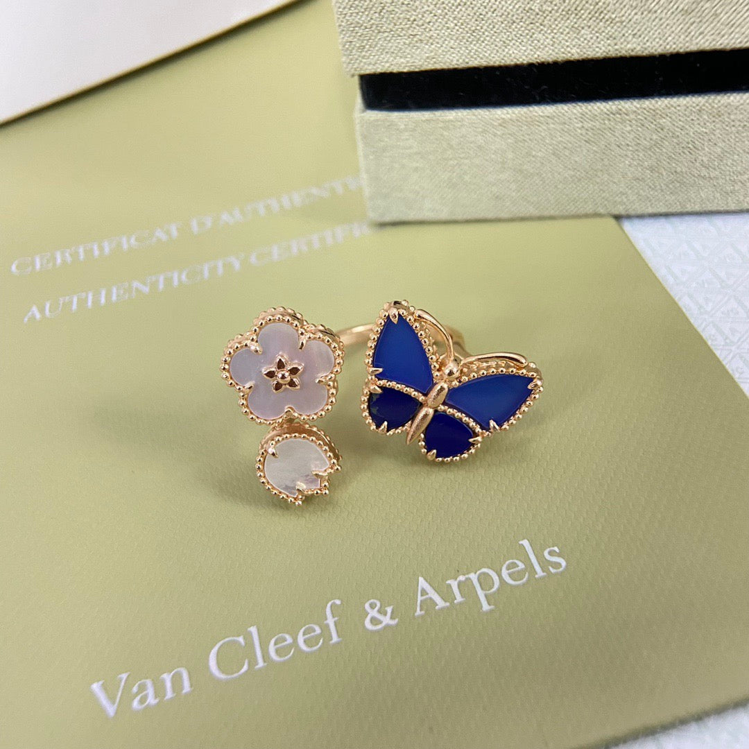 [Mystic ] 2026 NEW MODEL SPRING LUCKY 3 MOTIF GOLD RING
