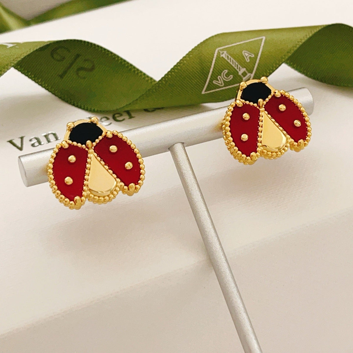Mystic LUCKY LADYBUG EARRINGS