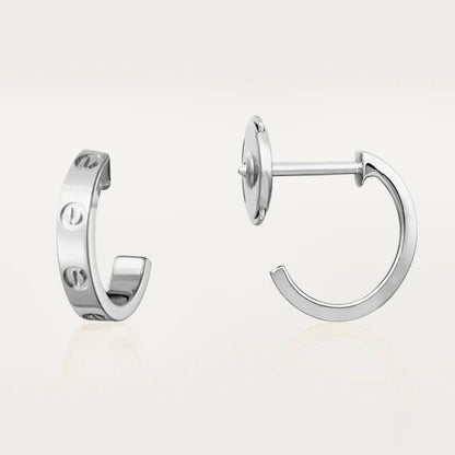 Mystic LOVE EARRINGS 2.65MM SILVER