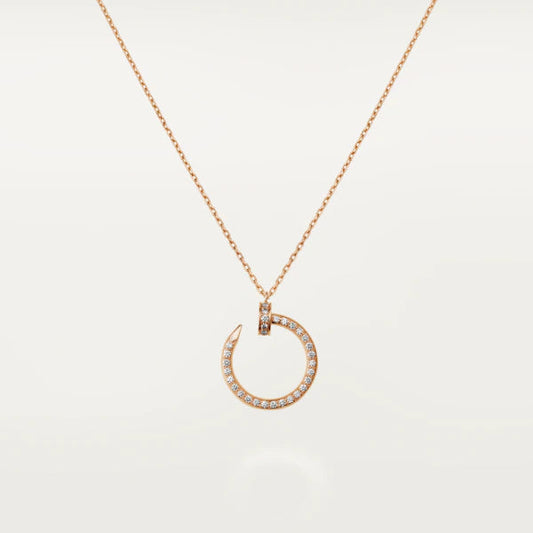 Mystic JUSTE NECKLACE PINK GOLD DIAMONDS