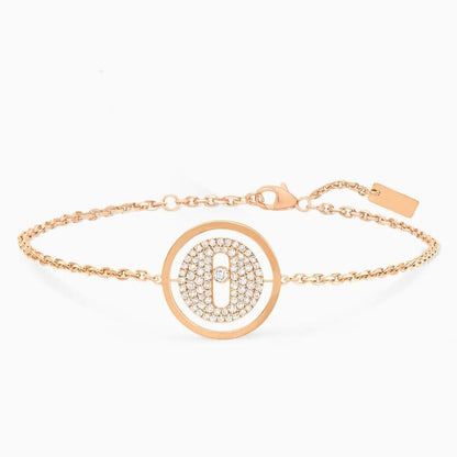 [Mystic]LUCKY MOVE DIAMOND PAVED BRACELET