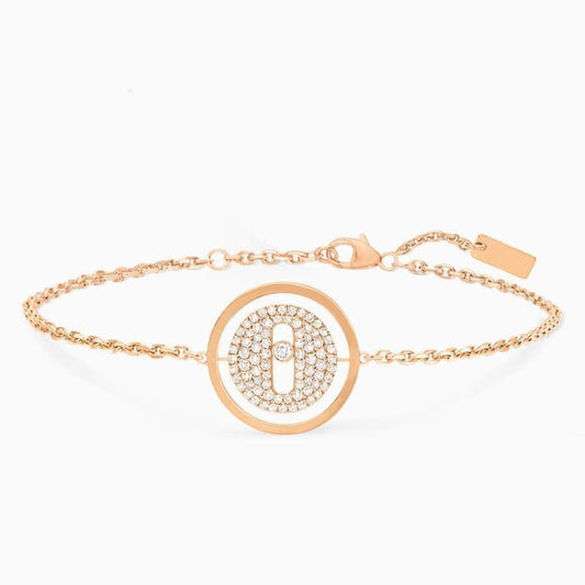 [Mystic]LUCKY MOVE DIAMOND PAVED BRACELET