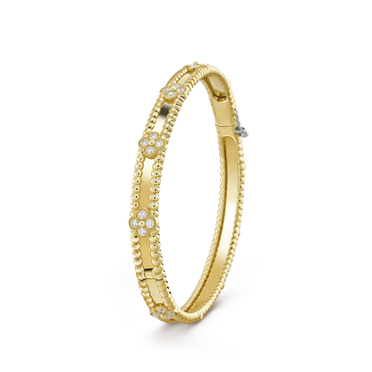 Mystic CLOVER BRACELET 4MM DIAMONDS
