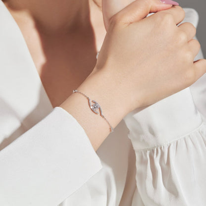 [Mystic]Lucky Eye Pave-Set Diamond Bracelet