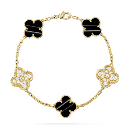 [Mystic ]New  CLOVER 5 MOTIF PULSAR STONE BRACELET COLLECTION