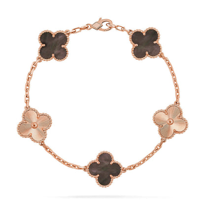 [Mystic ]New CLOVER 5 MOTIF GRAY MOP BRACELET COLLECTION
