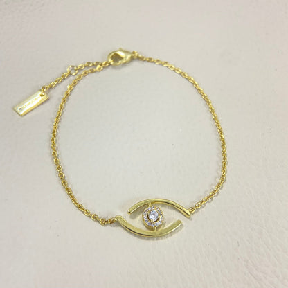[Mystic]Lucky Eye Pave-Set Diamond Bracelet