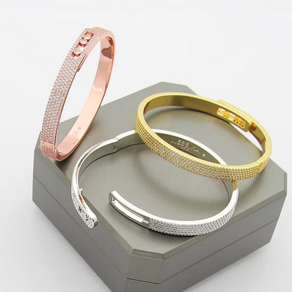 [Mystic]Move Noa Full Pavé Diamond Bangle Bracelet
