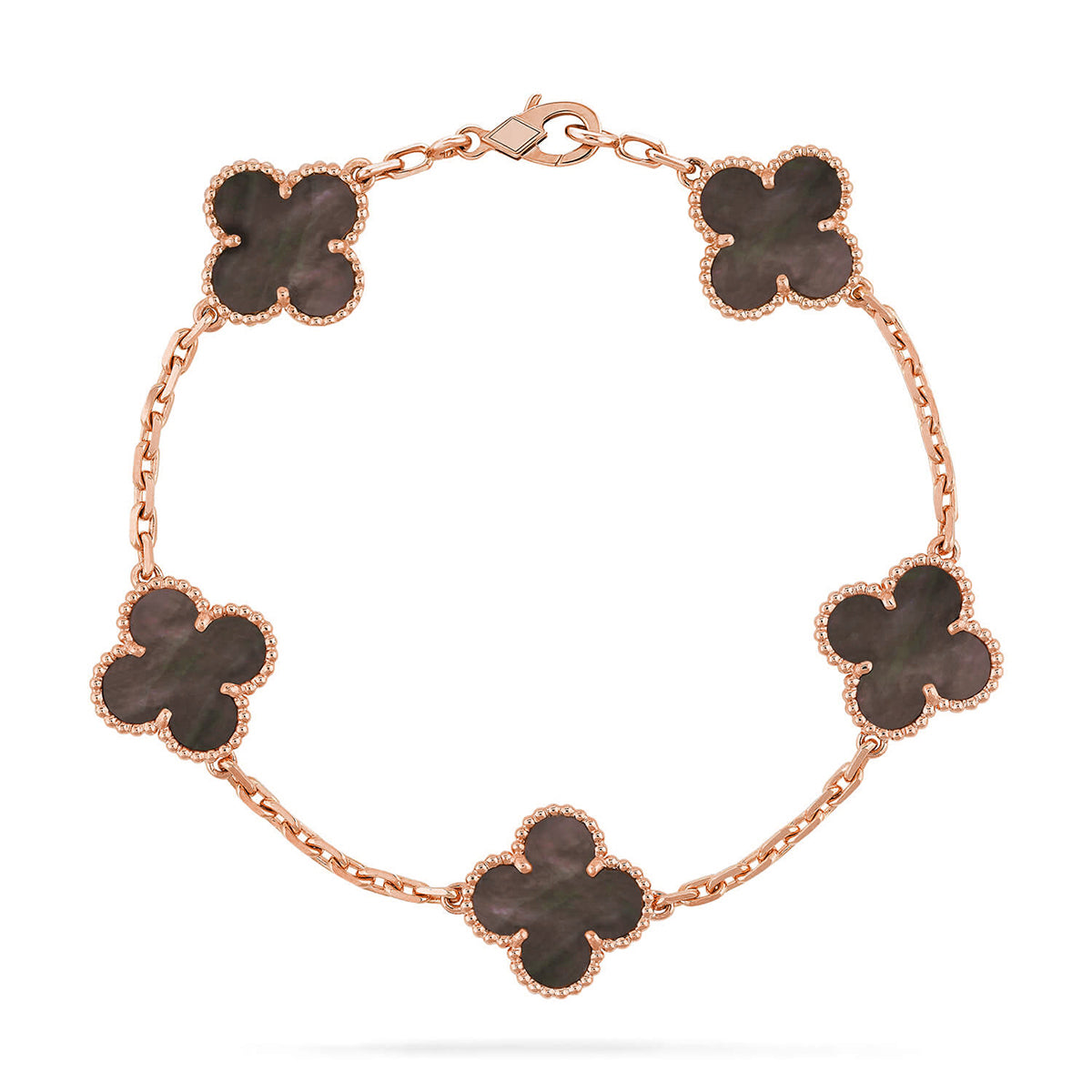 [Mystic ]New CLOVER 5 MOTIF GRAY MOP BRACELET COLLECTION
