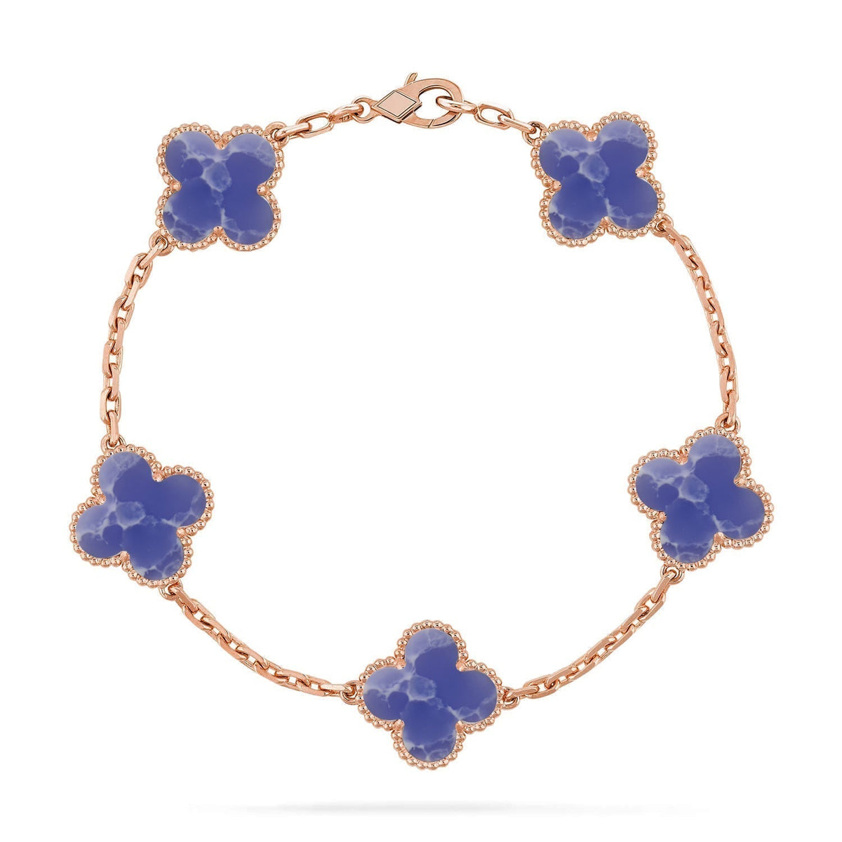 [Mystic ]New CLOVER 5 MOTIF BLUE VEINS BRACELET COLLECTION