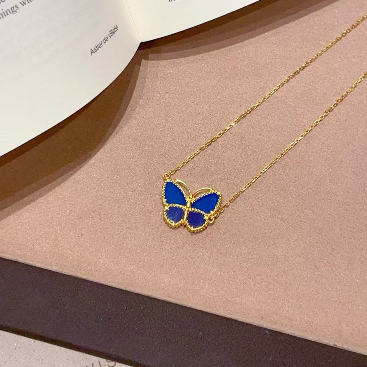 [Mystic ] 2026 BUTTERFLY BLUE   NECKLACE