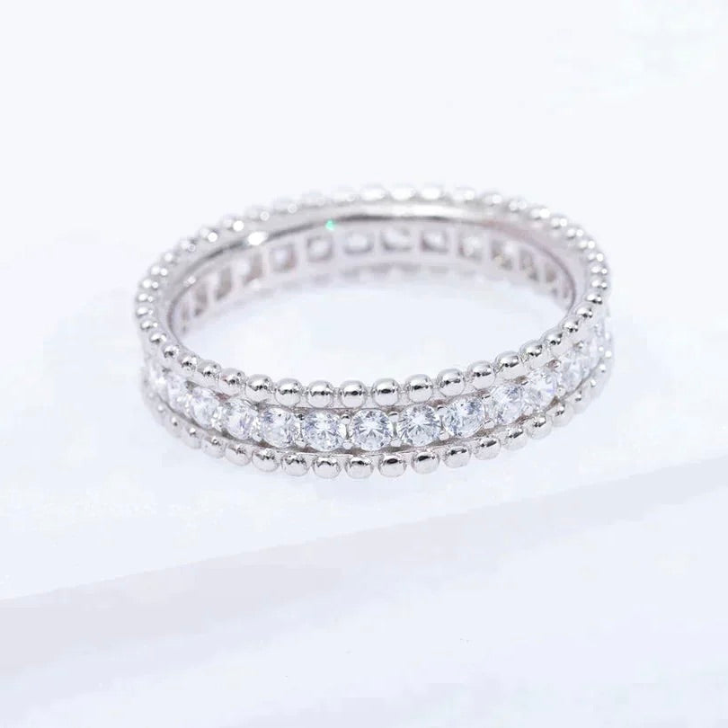 Mystic PERLEE DIAMOND SILVER RING