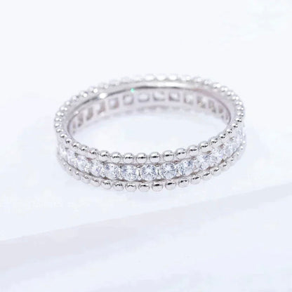 Mystic PERLEE DIAMOND SILVER RING