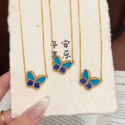 [Mystic ] 2026 BUTTERFLY BLUE   NECKLACE
