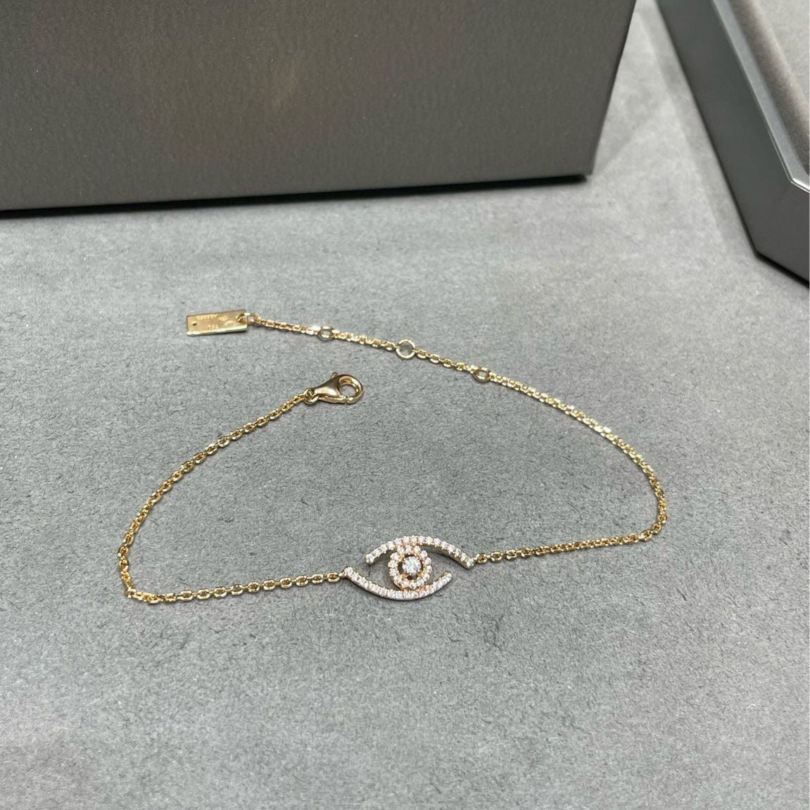 [Mystic]Lucky Eye Pave-Set Diamond Bracelet