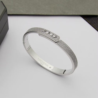 [Mystic]Move Noa Full Pavé Diamond Bangle Bracelet