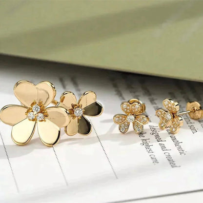 Mystic CLOVER COMOS GOLD DIAMOND RING