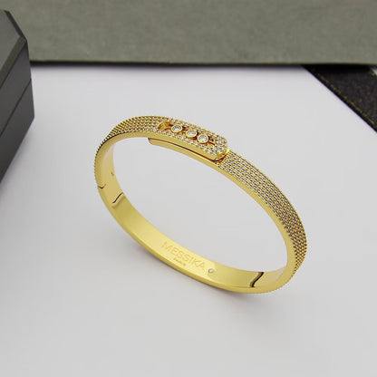 [Mystic]Move Noa Full Pavé Diamond Bangle Bracelet