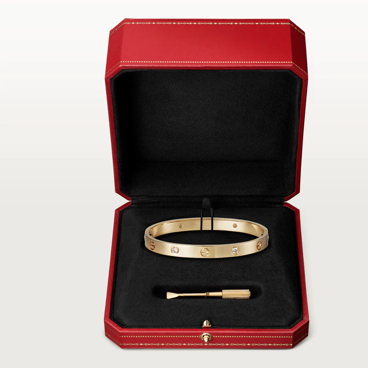Mystic LOVE BRACELET 6.1MM 4 DIAMONDS