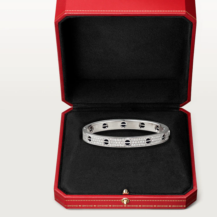 Mystic LOVE BRACELET 6.1MM DIAMOND-PAVED CERAMIC