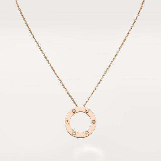 Mystic LOVE NECKLACE 16MM 3 DIAMONDS