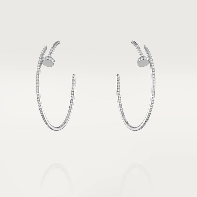 Mystic JUSTE EARRINGS FULL DIAMONDS 1.8MM