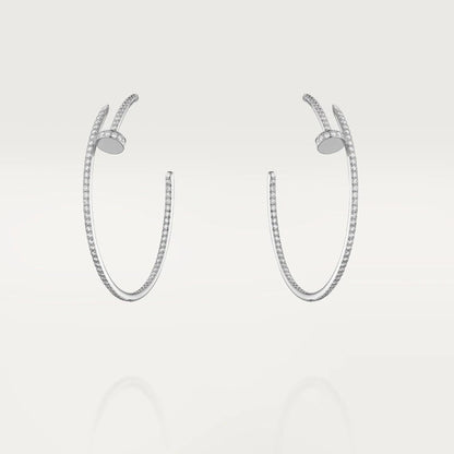 Mystic JUSTE EARRINGS FULL DIAMONDS 1.8MM