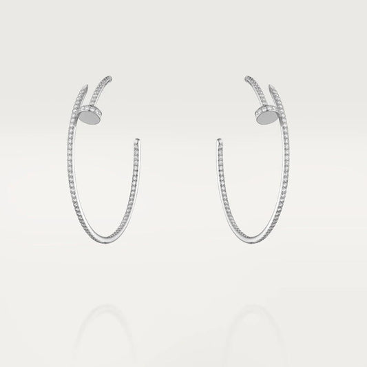 Mystic JUSTE EARRINGS FULL DIAMONDS 1.8MM