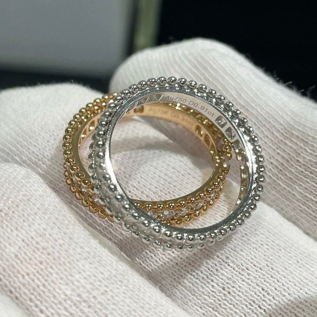 Mystic PERLEE DIAMOND ROSE GOLD RING