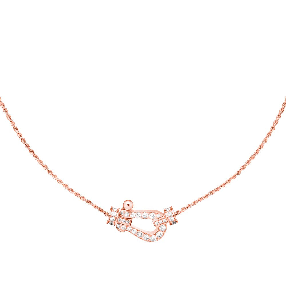 Mystic FORCE 10 PINK GOLD DIAMOND NECKLACE