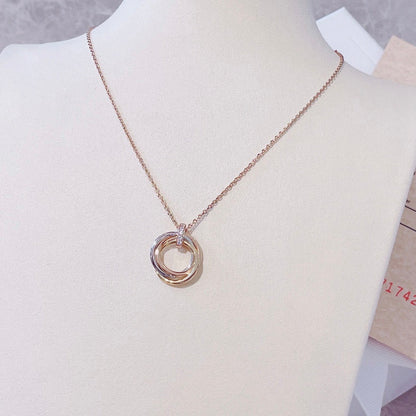 Mystic TRINITY NECKLACE GOLD  DIAMONDS