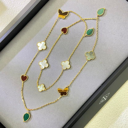 [Mystic ] Lucky Alhambra Long Necklace-12 Designs