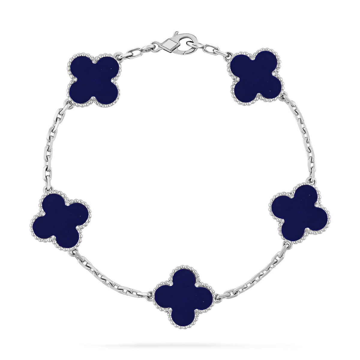 [Mystic ]New CLOVER 5 MOTIF LAPIS LAZULI BRACELET COLLECTION
