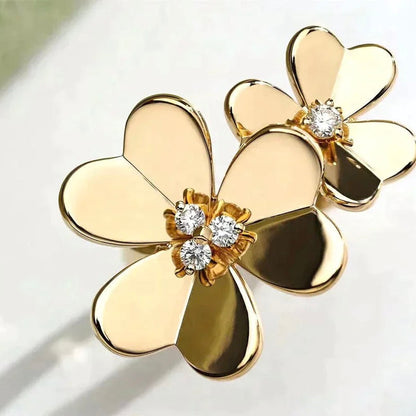 Mystic CLOVER COMOS GOLD DIAMOND RING