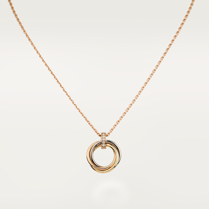 Mystic TRINITY NECKLACE GOLD  DIAMONDS