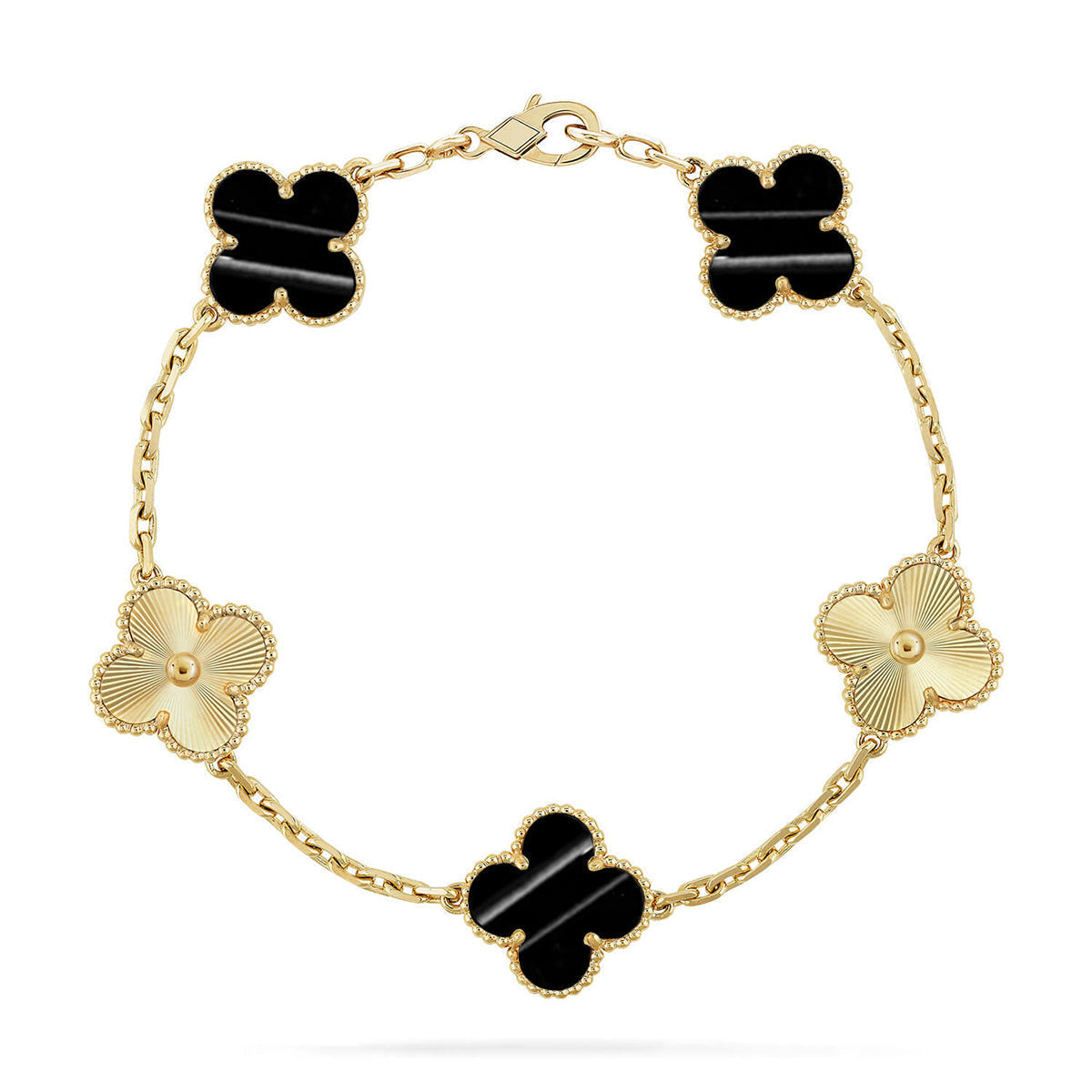 [Mystic ]New  CLOVER 5 MOTIF PULSAR STONE BRACELET COLLECTION