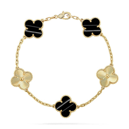 [Mystic ]New  CLOVER 5 MOTIF PULSAR STONE BRACELET COLLECTION