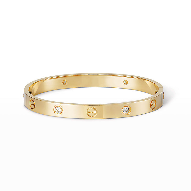 Mystic LOVE BRACELET 6.1MM 4 DIAMONDS